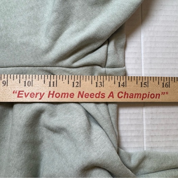 Victoria's Secret Cotton Fleece Mid Rise Jogger Sweatpants Soft Green - Picture 11 of 11